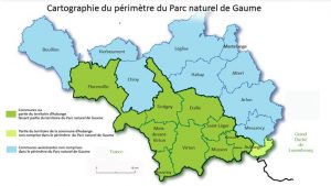 Carte du Parc naturel de Gaume (afficher en grand)