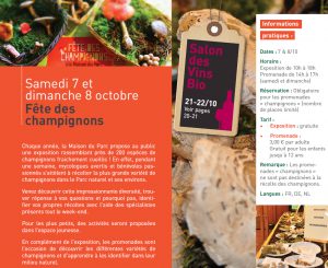 Fête du champignon Parc naturel HAutes Fagnes-Eifel