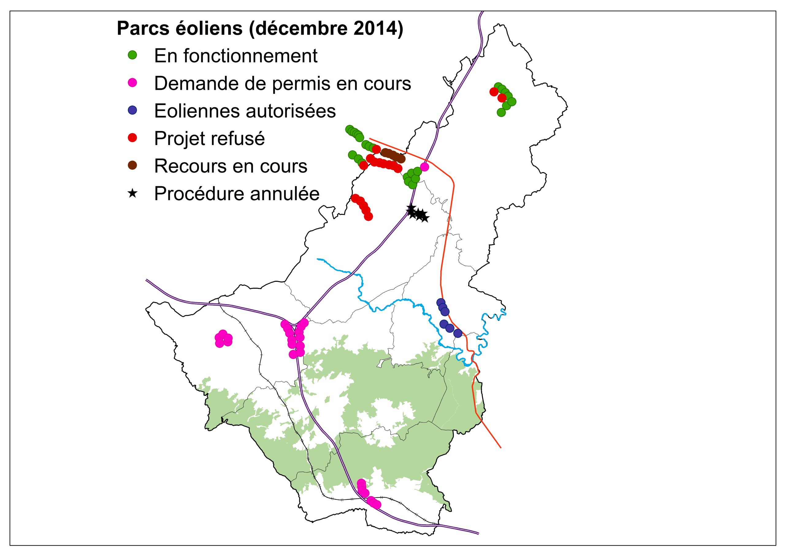 Lignes de conduite pour la construction du grand éolien