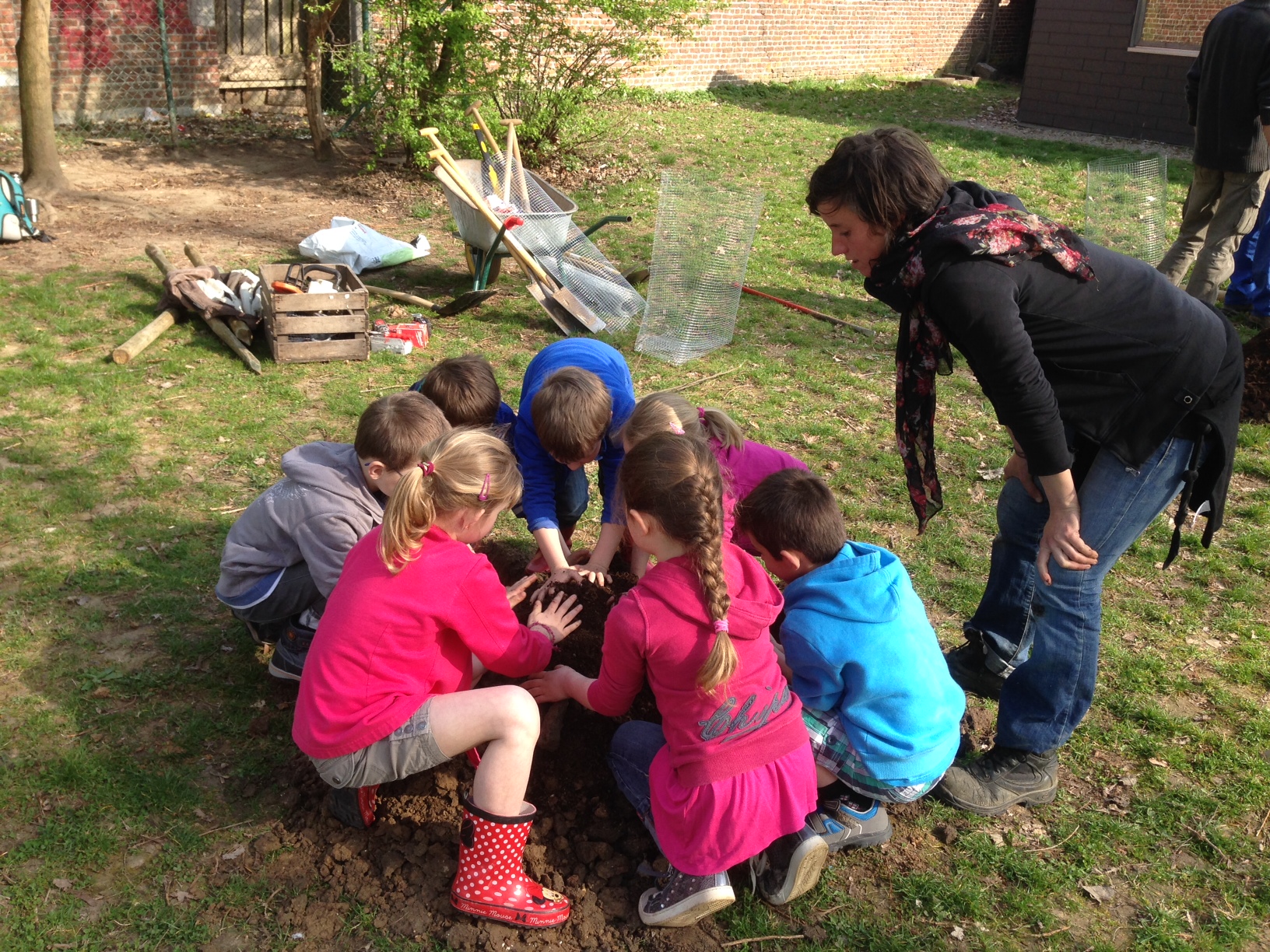 Des arbres fruitiers dans les écoles