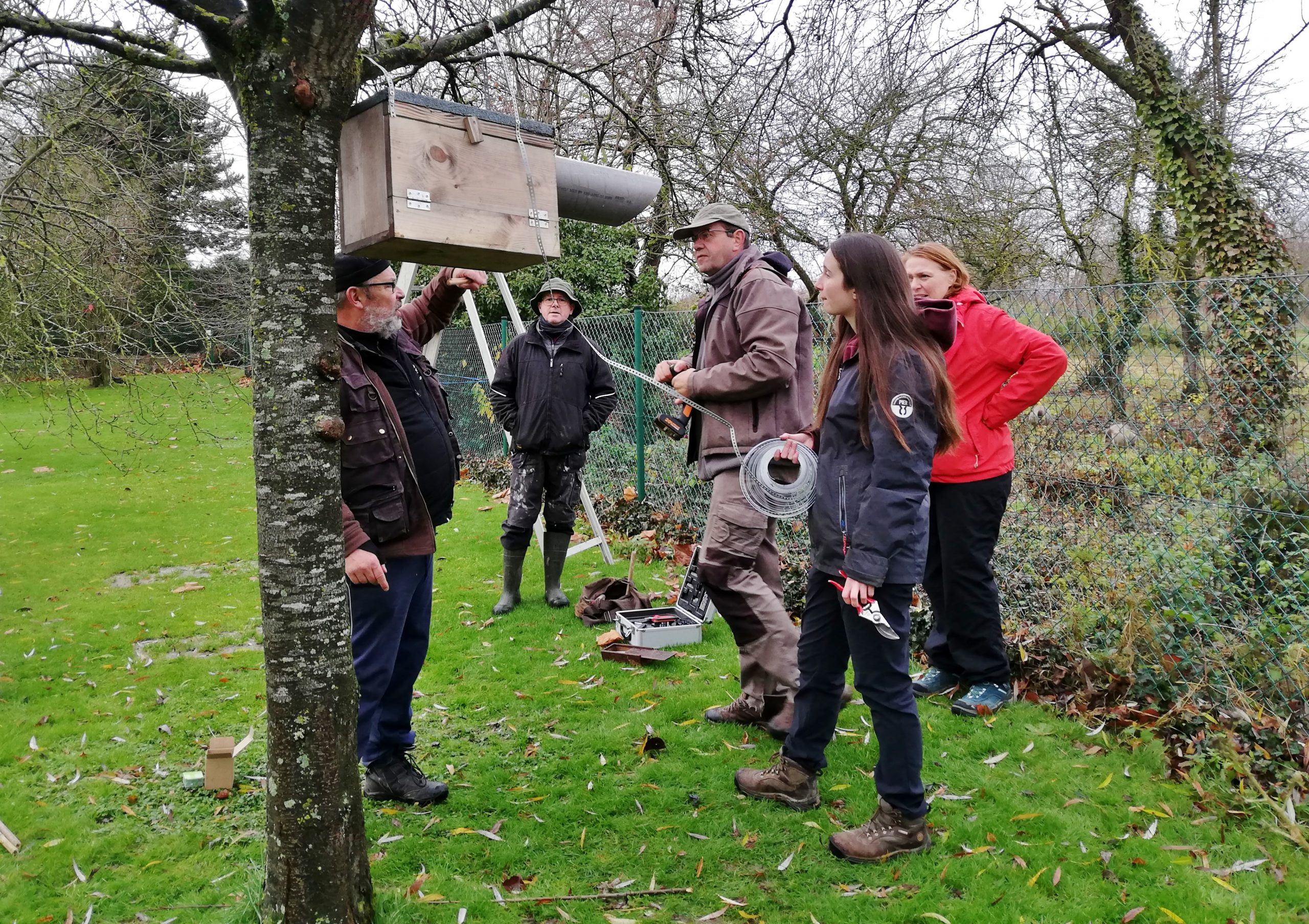 Pose de nichoirs pour la chevêche d’athéna