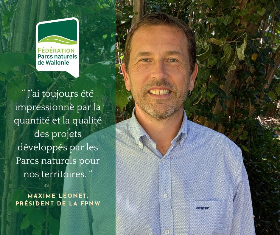Un nouveau président pour la Fédération des Parcs naturels de Wallonie